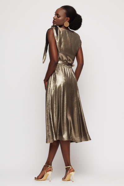 Rochie dama eleganta cu nod pe umar - Img 8