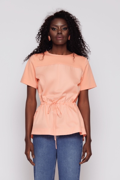 Tricou dama cu siret in talie - Img 3