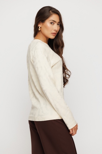 Bluza dama din tesatura jacquard - Img 3
