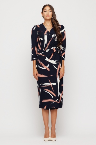 Rochie dama imprimata suprapusa - Img 4