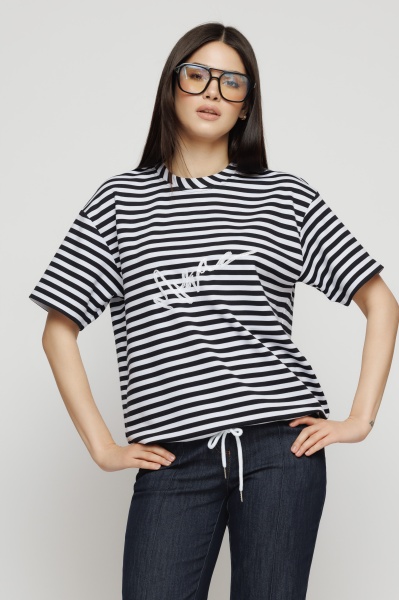 Tricou dama in dungi - Img 2