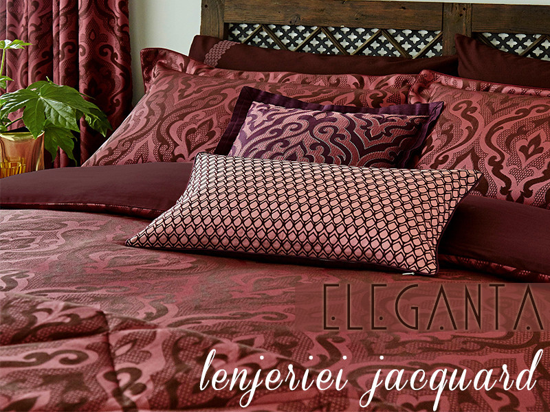 Lenjeriile de pat Jacquard - eleganta si rafinament