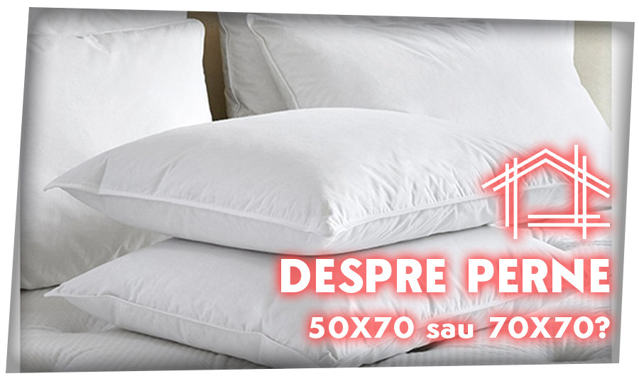 Perne pătrate vs. dreptunghiulare. De ce sunt mai practice pernele 50x70 cm?