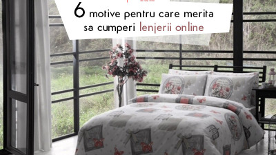 6 motive pentru care sa cumperi lenjerii de pat online