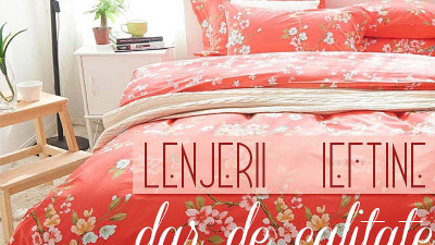 Cum sa cumperi lenjerii de pat ieftine de calitate?