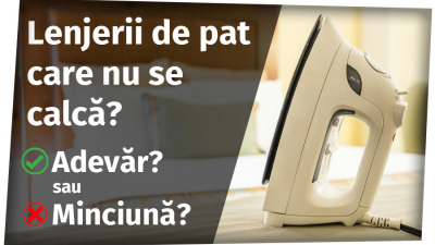 Lenjerii de pat care nu necesita calcare? Oare?
