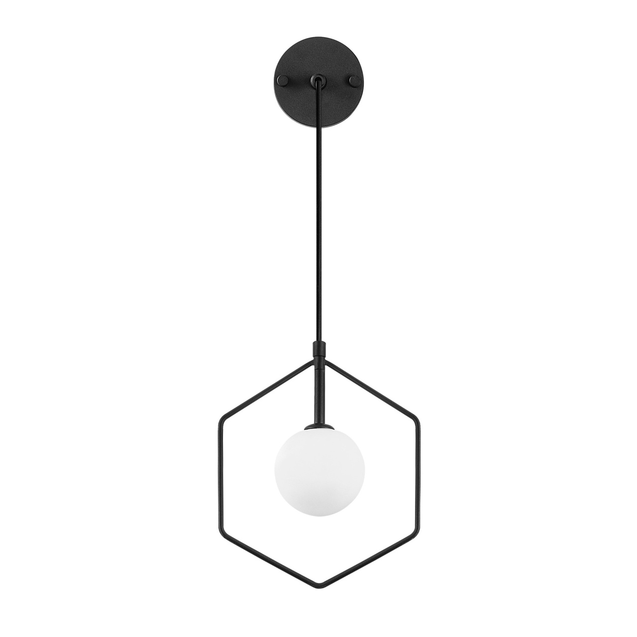 Aplica de perete Geometri Negru 22x15x119 cm - 3 | YEO