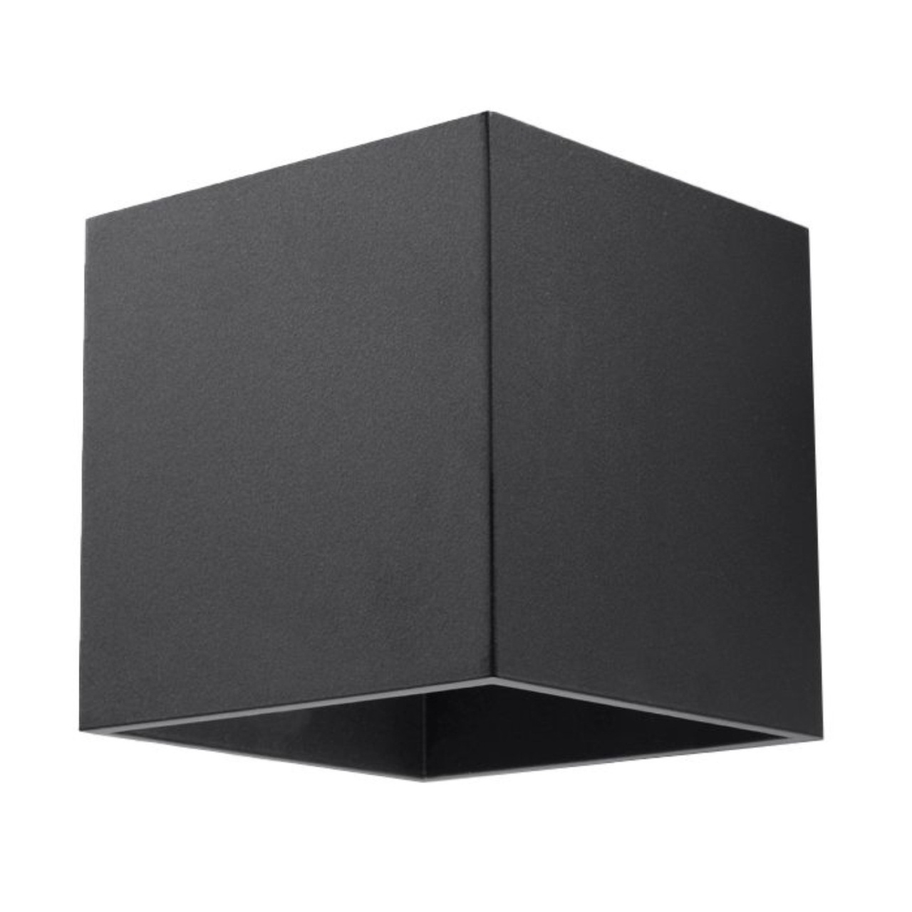 Aplica perete Quad Negru 10x12x10 cm