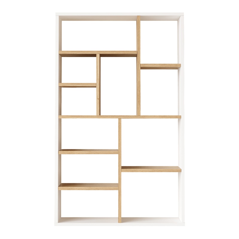Biblioteca Boteca, Pako World, 10 locuri, Alb-Natural, 75x22x123 cm - 1 | YEO