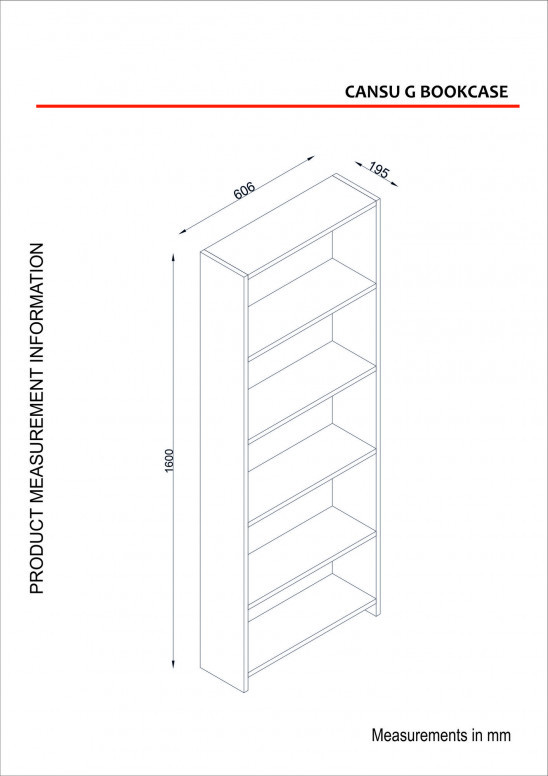 Biblioteca Cansu G - Alb - 3 | YEO