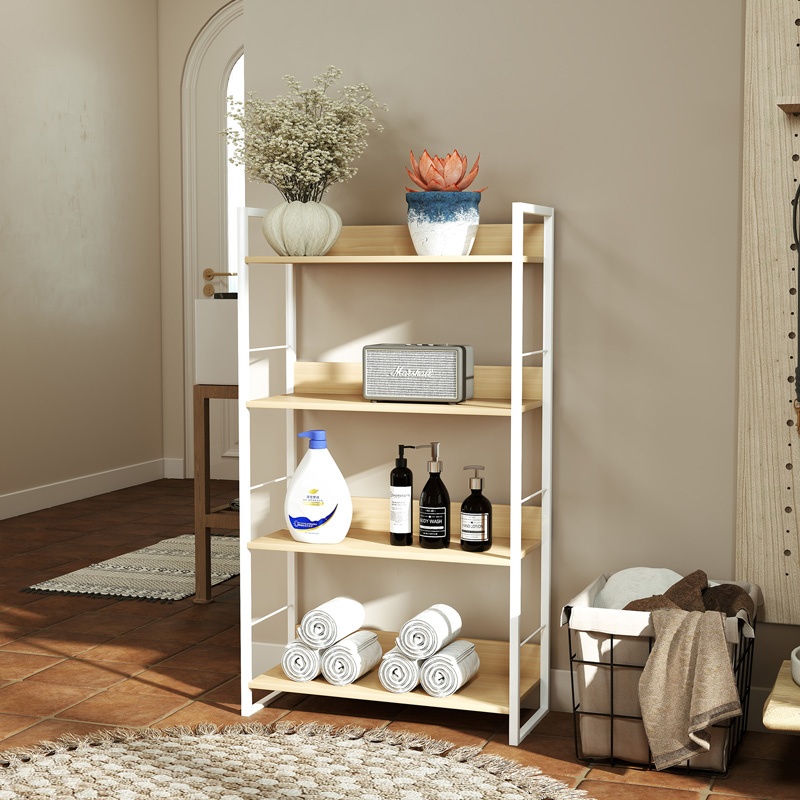 Biblioteca Dorfie Alb 70x30x124.5 cm - 1 | YEO
