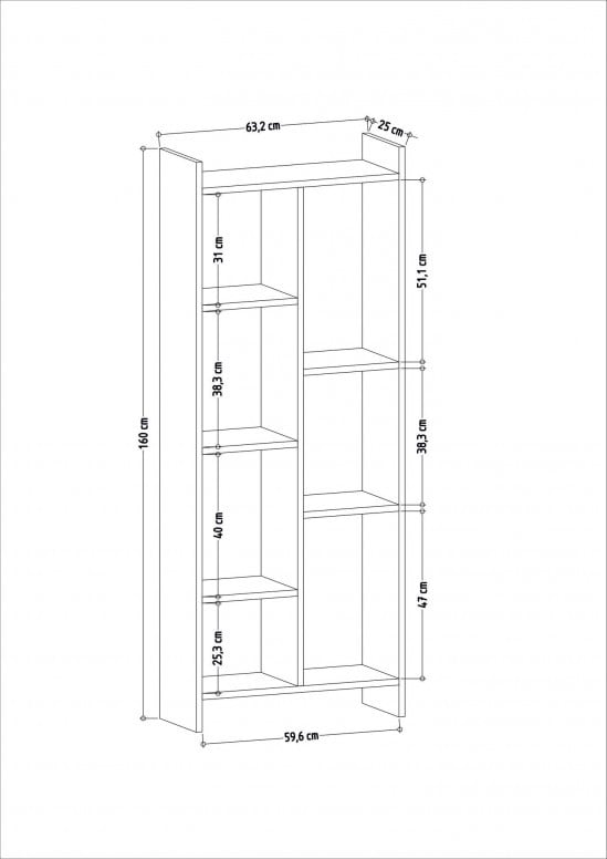 Biblioteca Eden - Alb - 3 | YEO