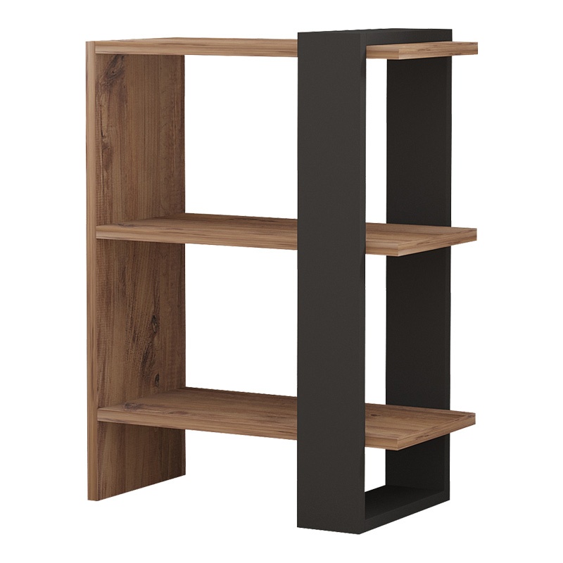 Biblioteca Maverick, Pako World, Sonoma-Antracit, 51x25x70 cm