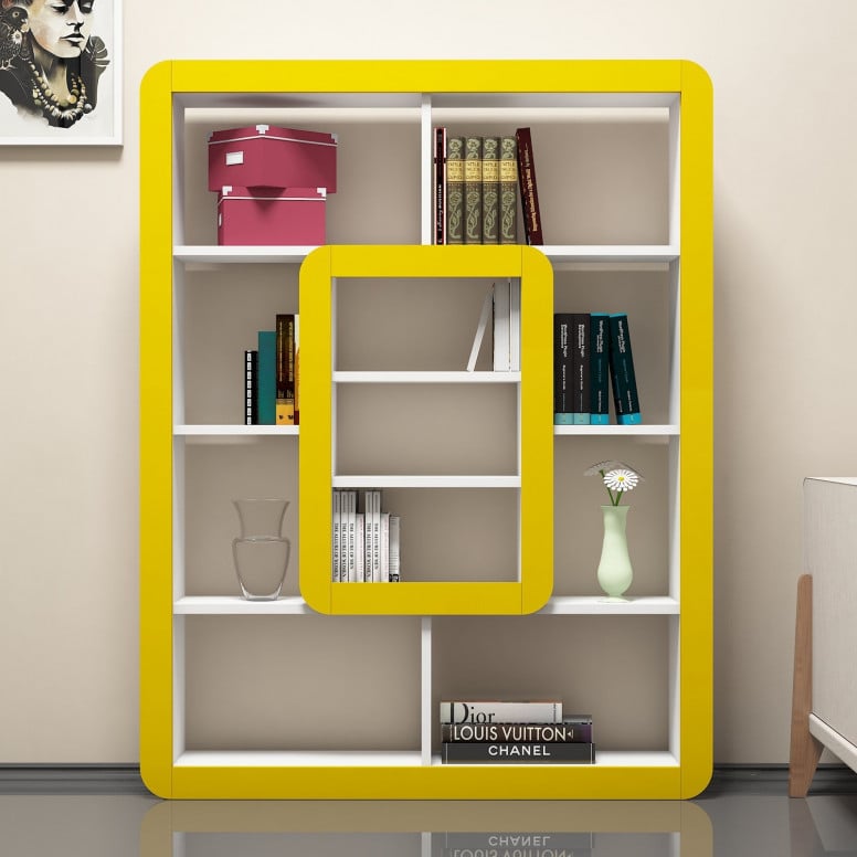 Biblioteca Orkide - Alb, Yellow - 1 | YEO