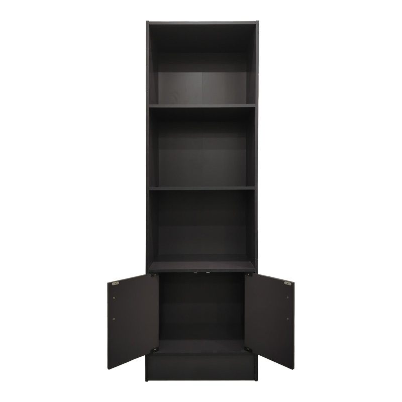 Biblioteca Tekaro I Gri inchis 57x33x180 cm - 1 | YEO