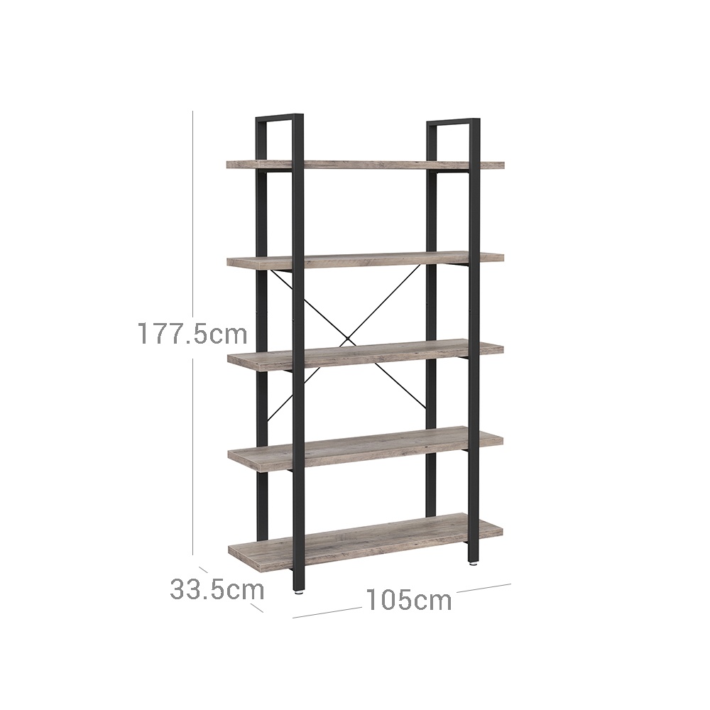 Biblioteca Vasagle Bej 105x33.5x177.5 cm