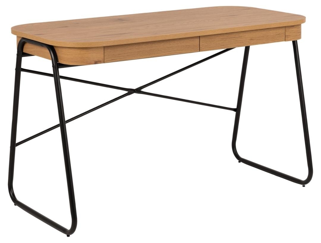 Birou Blueton, Natural, 75x120x60 cm - Imagine 4