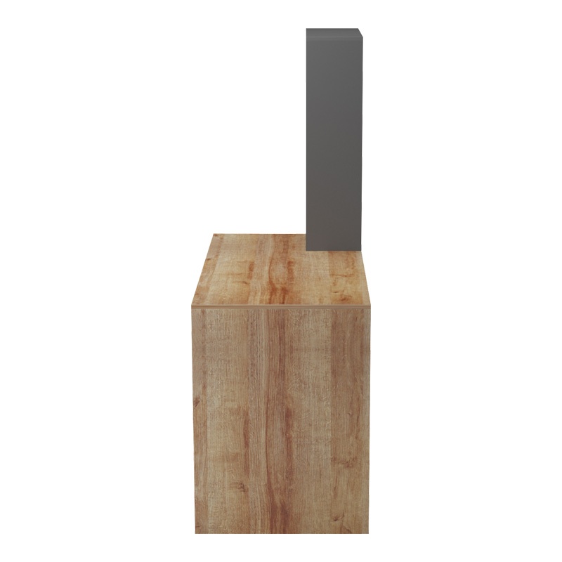 Birou de lucru cu rafturi Bivoro Maro 146x55x129 cm
