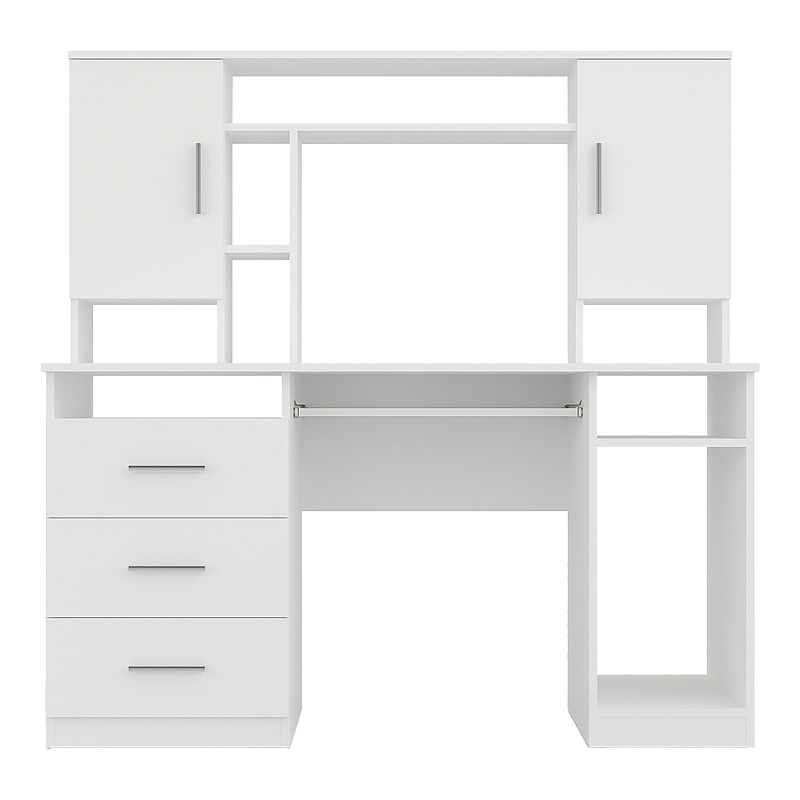 Birou Keldra, Pako World, Alb, 140x59x142 cm - 2 | YEO
