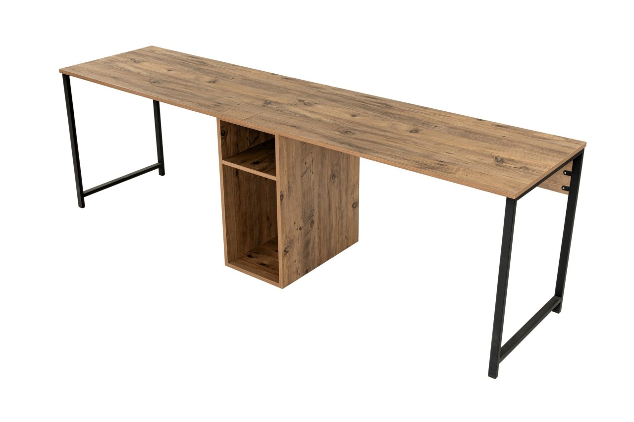 Birou Twin Study Desk Verde inchis - 4 | YEO