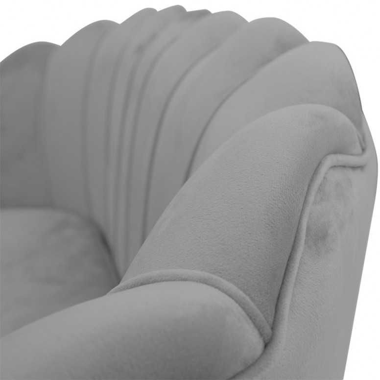 Canapea Daimon 2 Locuri Gri 134x70x77 cm - 2 | YEO