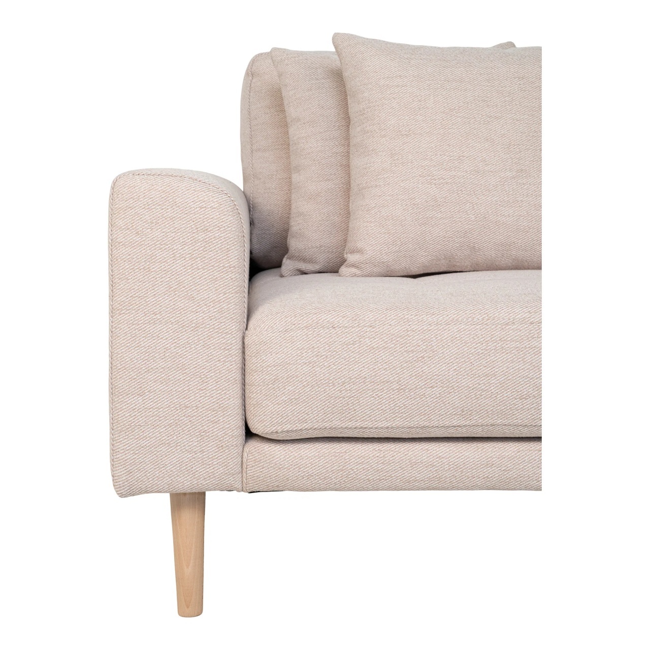 Canapea lounge dreapta Lido, Nisip, 170x92x290x76 cm