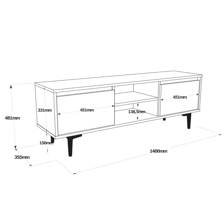 Comoda TV AR1 - KA - 5 | YEO