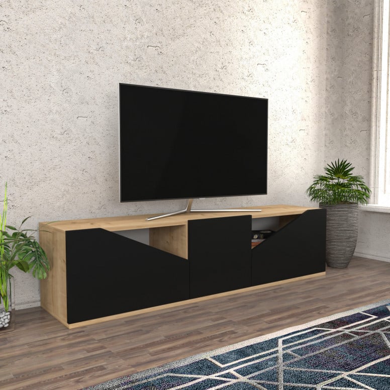 Comoda TV Carson - Oak, Antracit - 1 | YEO