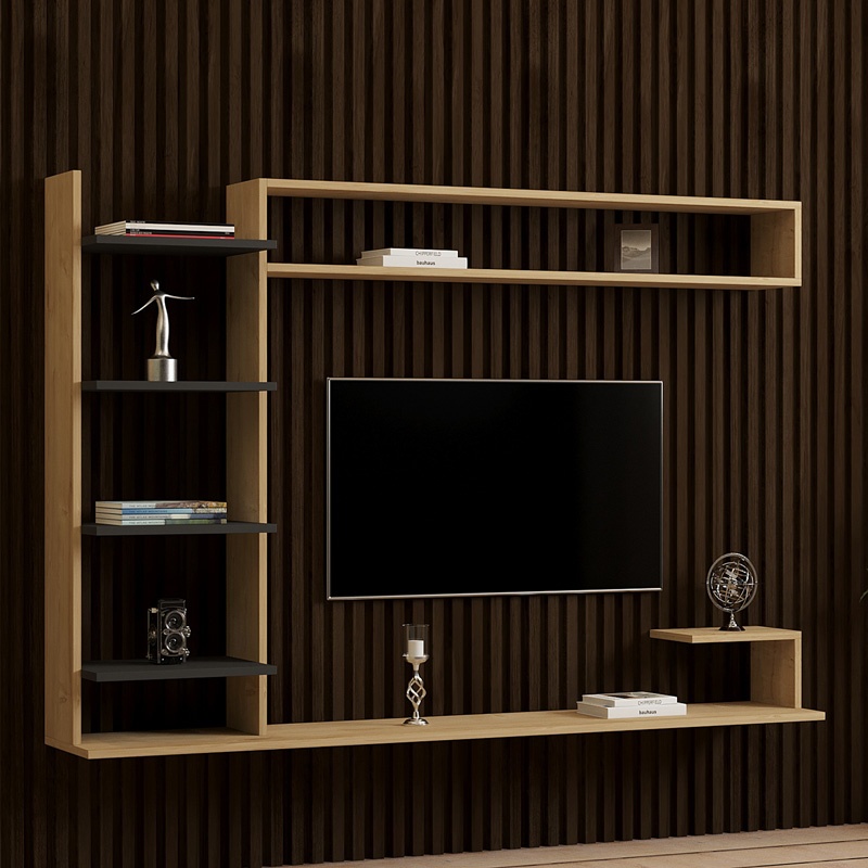 Comoda TV Dilan, Pako World, Nuc, 180x29x121 cm - 1 | YEO