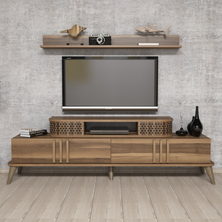 Comoda TV Eylül - Walnut - 2 | YEO