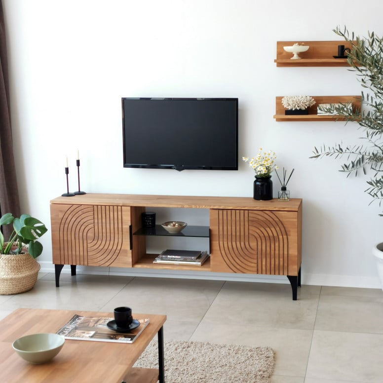 Comoda TV Lidya - Oak - 3 | YEO