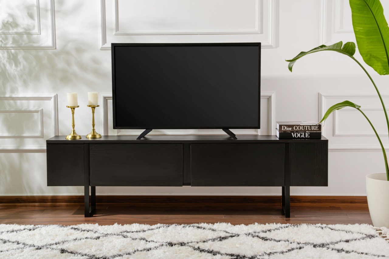 Comoda TV Serenity Negru - 1 | YEO