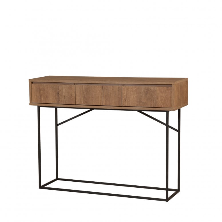 Consola Mia Walnut-Negru - 1 | YEO