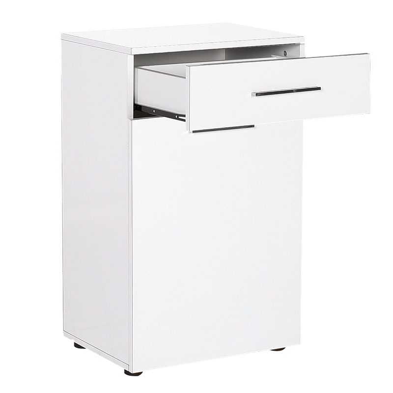 Cos de rufe tip dulap Chad, Pako World, Alb, 52x38x83 cm - 3 | YEO