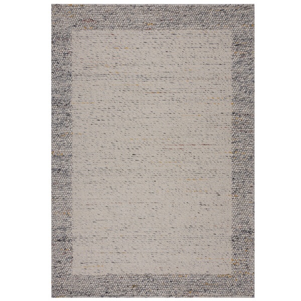 Covor Bobble Wool Border Albastru 80X150 cm, Flair Rugs - 1 | YEO