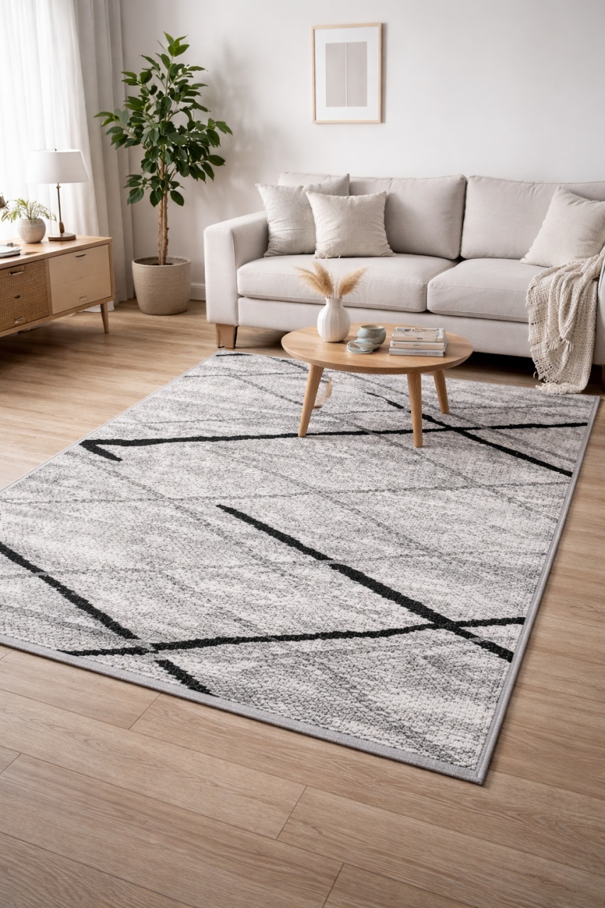Covor, Cappuccino, Gri, 160x230 cm, Delta 16430-168
