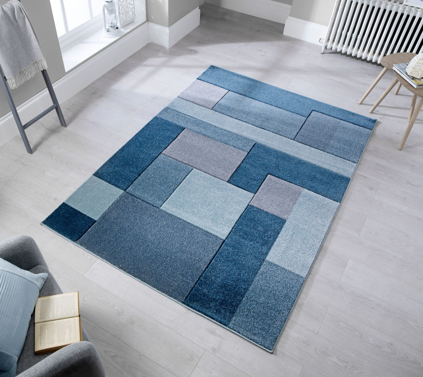 Covor Cosmos Albastru Denim 160X230 cm, Flair Rugs - 1 | YEO