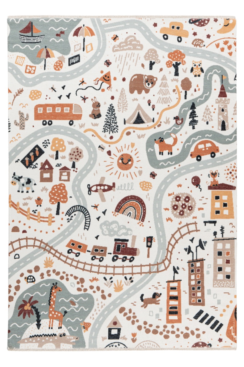 Covor eco copii My Greta Albastru deschis 115x170 cm