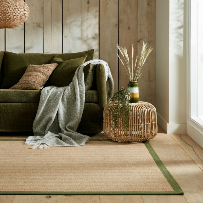 Covor Kira Jute Verde 160X230 cm, Flair Rugs