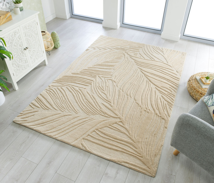 Covor Lino Leaf Natural 120X170 cm, Flair Rugs