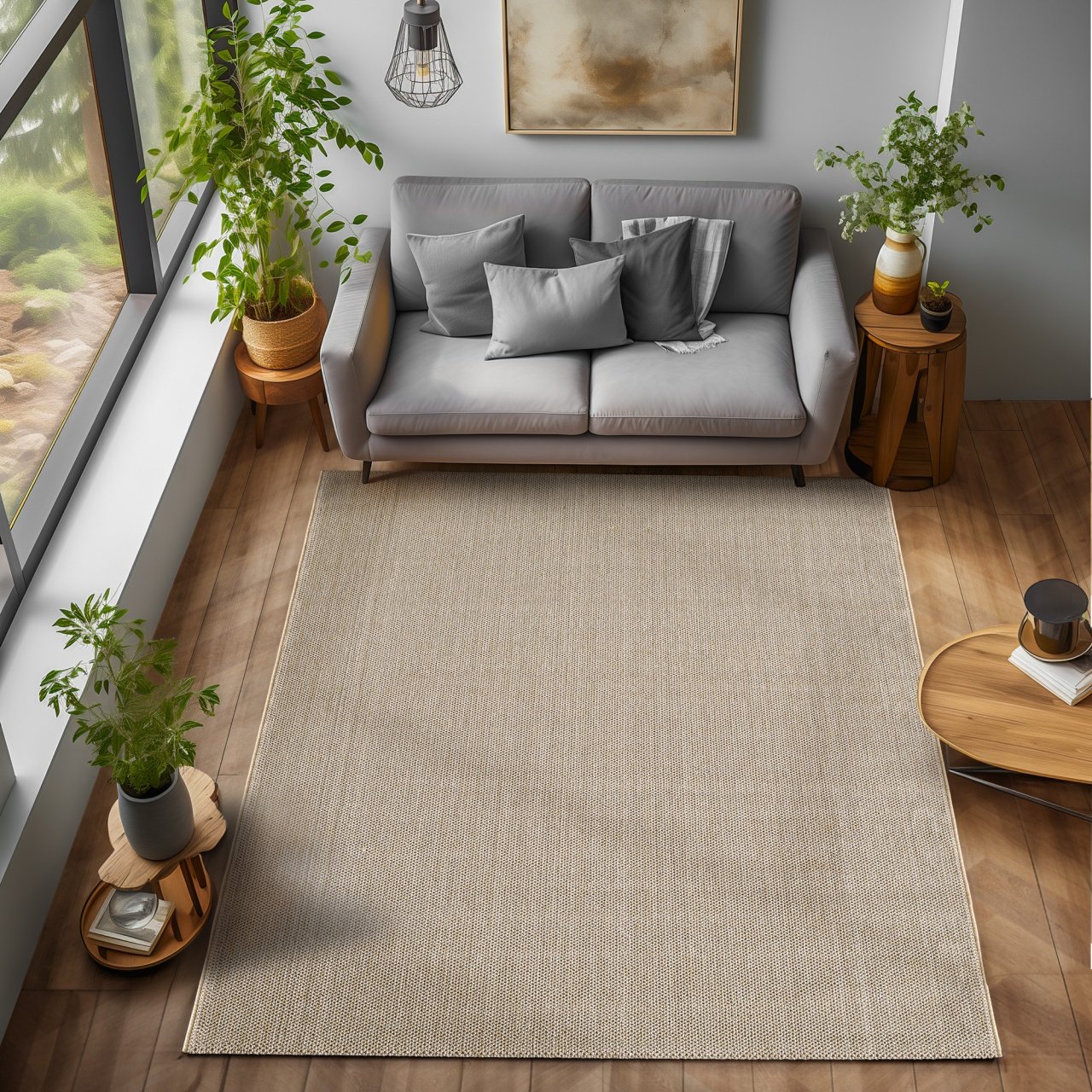 Covor Loom Bej 120x170 cm - 1 | YEO