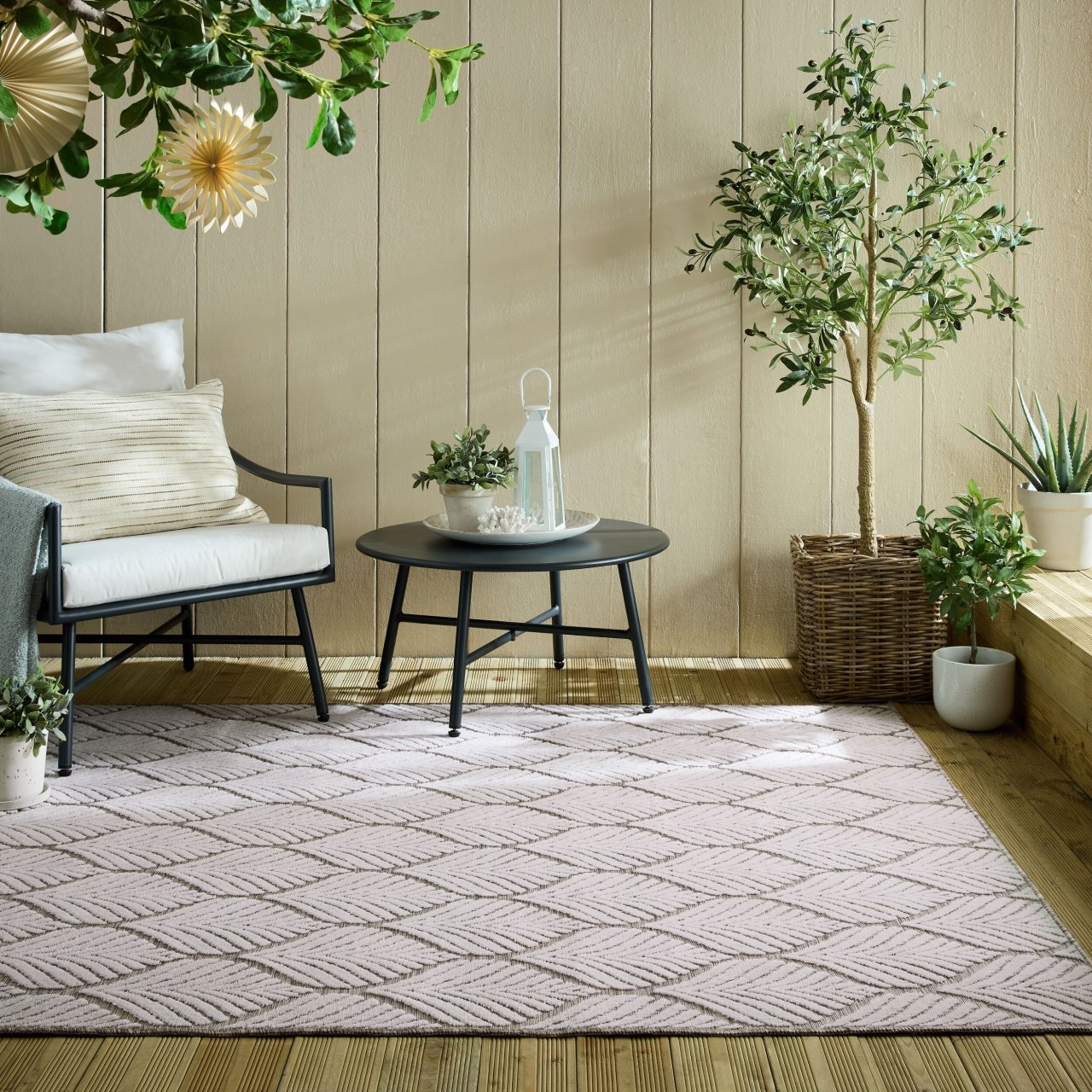 Covor Piatto Elm Leaf Natural 160X230 cm, Flair Rugs - 1 | YEO