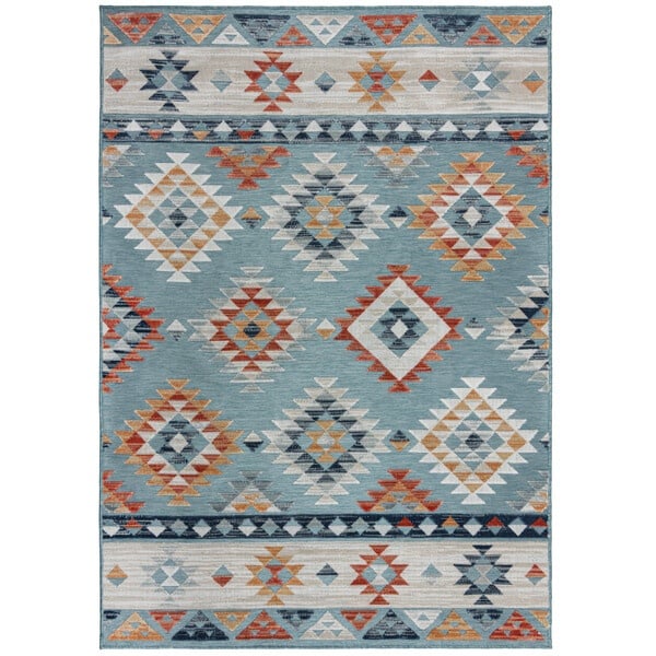 Covor Plaza Avery Albastru 200X290 cm, Flair Rugs - 2 | YEO