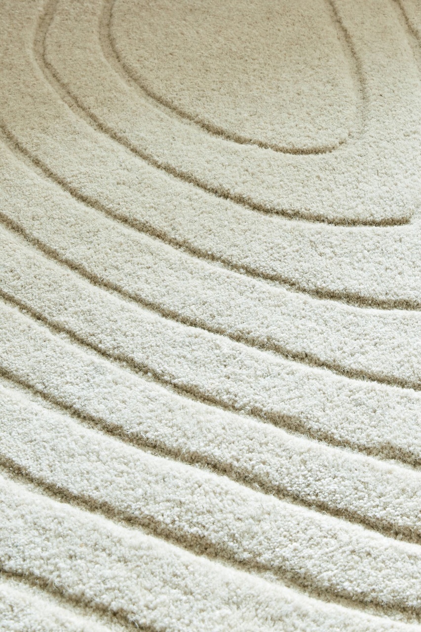 Covor Puddle Wool Natural 160x230 cm, Flair Rugs - 1 | YEO