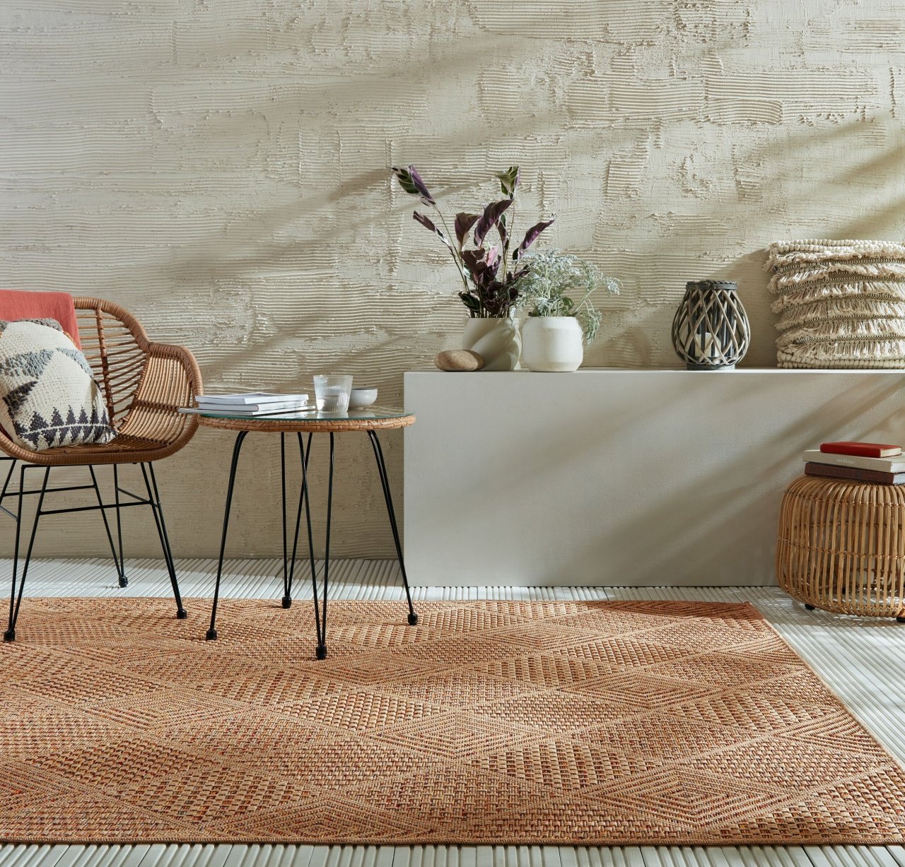 Covor Sylvie Nora Diamond Natural 120X170 cm, Flair Rugs