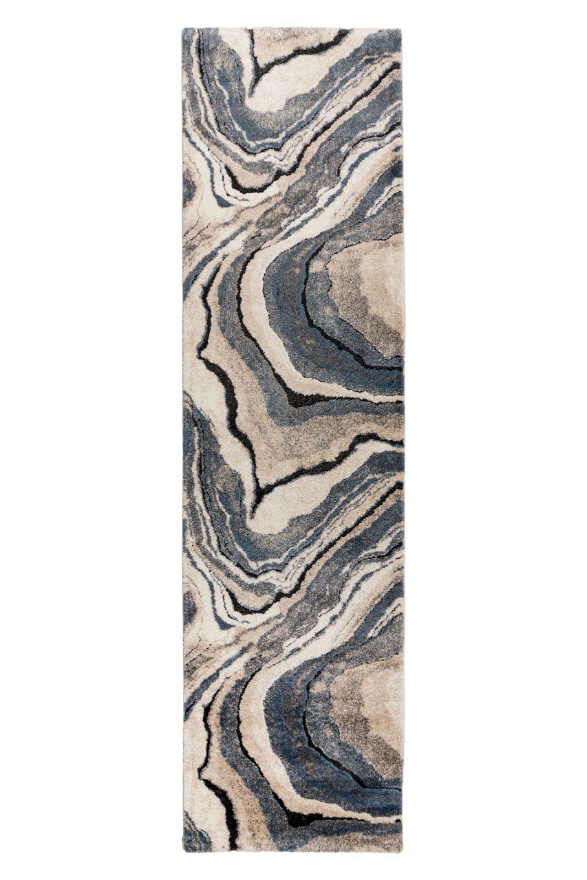 Covor traversa Bologna Albastru 80x300 cm