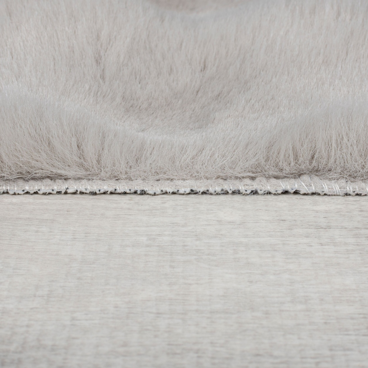 Covor Waffle Faux Fur Gri 80X150 cm, Flair Rugs - 2 | YEO