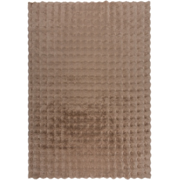 Covor Waffle Faux Fur Taupe 120X170 cm, Flair Rugs - 1 | YEO