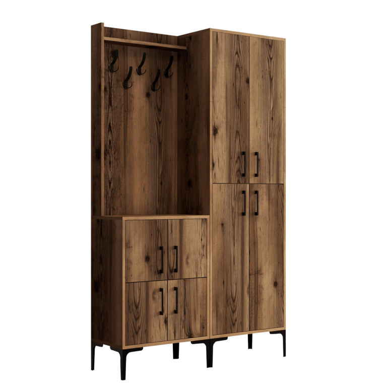 Cuier pentru Hol Berlin BA - Walnut - 4 | YEO