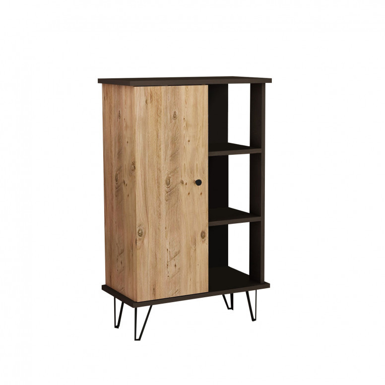 Dulap Beta Walnut-Negru